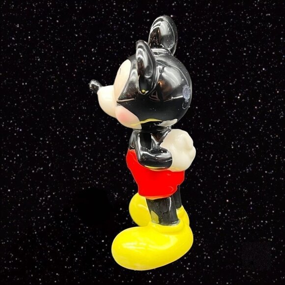 VINTAGE Disney MICKEY MOUSE Porcelain Figure Figurine Made in Taiwan 4”T 3”W - Picture 5 of 10